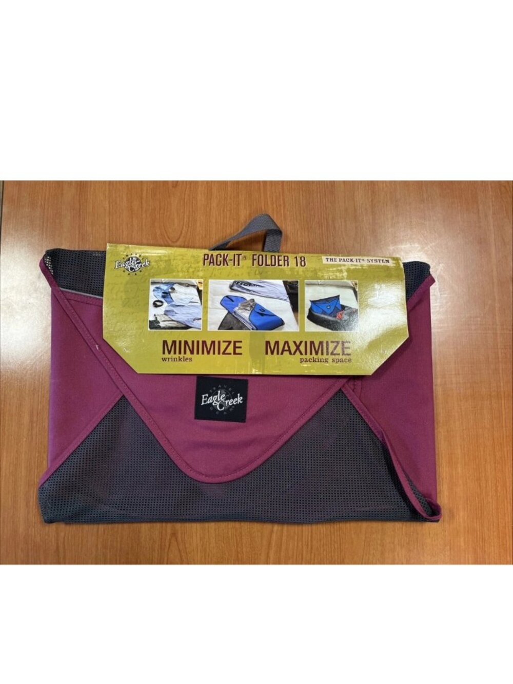Eagle Creek Pack-It Folder 18 Medium Cranberry Travel Organizer NWT